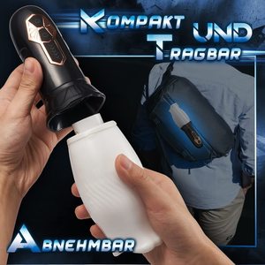 USB-перезаряжаемый автоматический вращающийся вибрирующий мастурбатор для мужчин с глубоким проникновением, прозрачная вращающаяся чашка-мастурбатор, секс-игрушка для мужчин, цвет розовый - Product Image 4