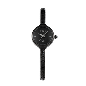 Bracelet <b>Watch</b> New Fashion Minimalist <b>Ladies</b> <b>Watch</b> <b>Black</b> Exquisite Compact Elegant Women's Wristwatch - Product Image 2