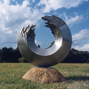 定制大型户外不锈钢地标雕塑 - Product Image 3