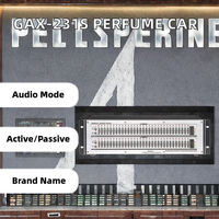 Recordio GAX-231S Égaliseur Audio Graphique Actif Mono en Forme de Microphone pour Voiture, Équipement Sonore avec Certificat CE