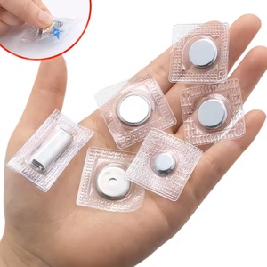 Botones Magnéticos Ocultos Redondos y Cuadrados de PVC TPU con Imán N35 N52 para Bolsos y Ropa, OEM/ODM - Product Image 1
