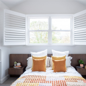 Pvc fauxwood piantagione otturatore dongguan fabbrica vendita diretta prezzo più basso - Product Image 2