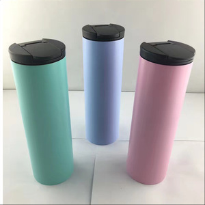 Gobelet isotherme en acier inoxydable 8016 avec couvercle rabattable pour le café en extérieur et le cyclisme - Product Image 3