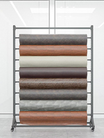 Présentoir métallique double face pour nappes et rouleaux de tissu textile, support pour tapis, avec une hauteur intérieure de 160 cm