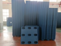 Palette en plastique/HDPE empilable de 1200*1000 mm, fabrication par soufflage OEM