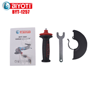 Meuleuse d'angle électrique filaire industrielle BIYOT 125 mm, outil électrique portatif à vitesse variable