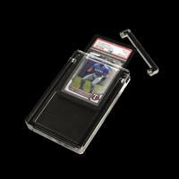 Étui de rangement transparent pour cartes gradées, protection magnétique en acrylique pour cartes gradées CGC PSA
