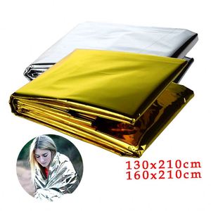 Free Sample 130*210cm Survival Gear Emergency <b>Camping</b> Shelter PET Film Coating Thermal <b>Blanket</b> - Product Image 3