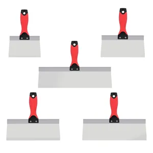 Aderência macia Handle Aço inoxidável drywall gravando vidraceiro facas drywall pintura raspador aço inoxidável vidraceiro multi vidraceiro faca