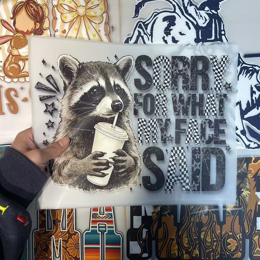 High-quality Customization Transfer Printing Productdtf Transfers Designs Ready to Press Heat Transfer Printing Stickers