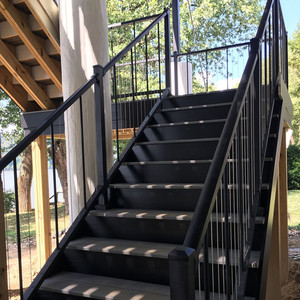 Droite Escaliers En Métal <span class=keywords><strong>noir</strong></span> en métal <span class=keywords><strong>escalier</strong></span> En Acier - Product Image 6