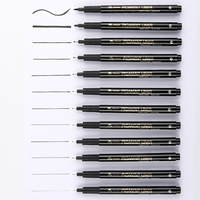 P-621A12 Mobee Usine chinoise Vente en gros Différents types de plumes Marqueur de calligraphie Ensemble de stylos marqueurs étanches double fineliner