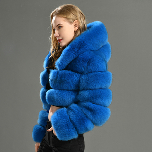 Di Vendita caldo di Inverno della <span class=keywords><strong>Pelliccia</strong></span> di Volpe Giacca Corta di Stile <span class=keywords><strong>Con</strong></span> <span class=keywords><strong>Cappuccio</strong></span> di Volpe <span class=keywords><strong>Cappotto</strong></span> di <span class=keywords><strong>Pelliccia</strong></span> Delle Donne Ritagliata Giacca di <span class=keywords><strong>Pelliccia</strong></span> di Volpe - Product Image 3