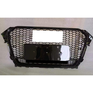 핫 세일 자동차 바디 키트 ABS 프론트 허니콤 메쉬 그릴 아우디 A4 <span class=keywords><strong>S4</strong></span> B8.5 RS4 퀘트로 스타일로 업그레이드 2013-2015 - Product Image 4