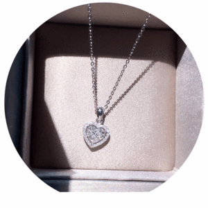 Collana con Ciondolo a Cuore in Metallo per Donne, Catena Minimalista Estiva per Clavicola, Gioielli alla Moda - Product Image 3