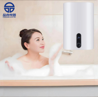 Calentador de Agua Eléctrico de Pared con Tanque Interior de Acero Inoxidable Delgado y Plano, Pantalla Digital de Múltiples Capacidades y Ahorro de Energía