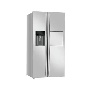 ODM OEM 550L Household Geladeira Geladeira e Freezers Casa Lado A Lado Water Dispanser Ice Maker Bar Counter