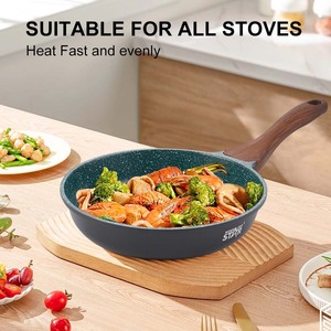 Winning Star 4 Piece Cookware <b>Set</b> Green Nonstick Ceramic Coating For All Stove Types - Product Image 4