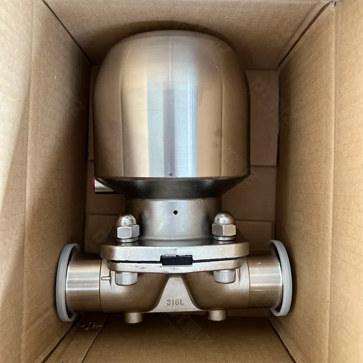 "China Stainless Steel Ss316L Actuator Pneumatic Diaphragm Valves "