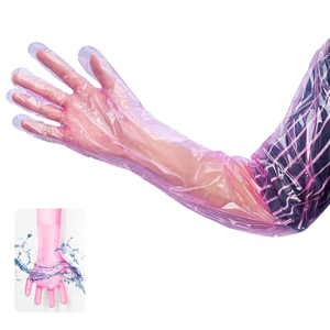 Guanti Veterinari Elastici in LDPE, Lunghezza 90cm 92cm fino alla Spalla, per Esami Ostetrici su Bestiame - Product Image 3