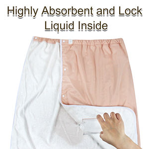 Natuare per adulti lavabili altamente assorbenti per incontinenza da indossare imbottitura pannolini per materassino riutilizzabili lavabili tessuto per gonna femminile - Product Image 3