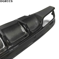 Pour mercedes-benz W205 classe C style FD fibre de carbone lèvre arrière diffuseur arrière lèvre de pare-chocs