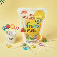 Design rond multicolore Saveurs de fruits sucrés Bonbons à la main vente en gros