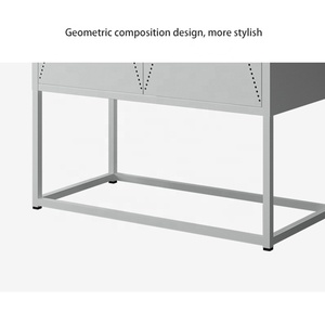 Gabinete de Acero BIZOE de 4 Puertas con Puerta Batiente Alta para Sala de Estar y Uso en Hoteles, Venta Directa de Fábrica - Product Image 6