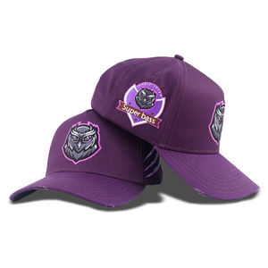 Casquette de baseball TCAP Chine personnalisable à 5 panneaux avec fermeture snapback, broderie à la main, style sportif et tendance, avec visière incurvée en coton - Product Image 1