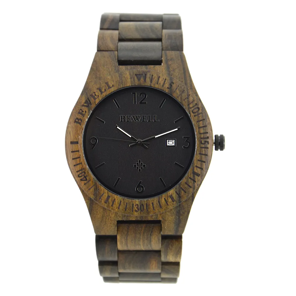 Wooden Watches For Men Best Selling Model Mens Watch Wood Finishing Watch For Man Super Thin Case Mens Wooden Watch With Logo Custom