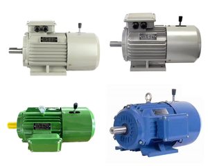 Moteur asynchrone triphasé à frein électromagnétique YEJ, moteur de freinage YEJ8024-0.75KW 1.5/2.2KW 380V, efficacité IE3, montage sur pied - Product Image 1