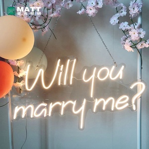 Insegna al Neon LED Personalizzata 'Mi Vuoi Sposare?' per Matrimoni, Compleanni, San Valentino e Feste - Product Image 5
