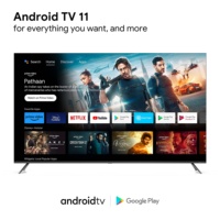 Nuevo Modelo VSTI de 70 Pulgadas, Televisor LED Inteligente 4K Ultra HD Negro con Google TV, Android 11, Grado A+, Pantalla Ancha, Apto para Uso en Hoteles