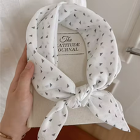 Hete Aanbieding Klassiek Patroon Aangepast Logo Formaat Katoen Multifunctionele Aangepaste Ontwerp Bandana Sjaal Zakdoek Halsversiering