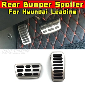 Cubiertas para pedales de coche para Hyundai Leading Body Kit, antideslizantes, de acero inoxidable, para acelerador y freno, accesorios para coche - Product Image 2