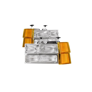 OE AURON 1994-1999 Chevrolet Silverado Auto Headlight Kit-White 6000K 6000 Lumens <b>12V</b> 55W <b>Plug</b> Play New 1-Year Headlamp - Product Image 2