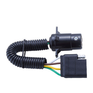 Nhu Cầu Cao Điều Kiện Mới <span class=keywords><strong>4</strong></span>-Cách Phẳng Trailer Dây Nịt Thiết Bị Đầu Cuối Tin Mạ Brass Rắn Pin Trailer Các Bộ Phận Phụ Kiện - Product Image 3