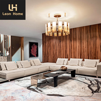 Canapé de luxe de style européen personnalisable, mobilier de salon, canapé modulaire, canapé moderne luxueux