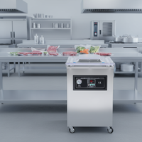 Machine de mise sous vide verticale électrique DZ-600/A5, semi-automatique, pour sachets/boîtes, puissance 1000W, compatible papier, économe en énergie