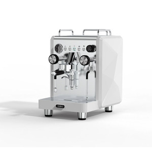 Machine à café expresso et latte professionnelle décorée, machine à café expresso et cappuccino automatique pour le bureau - Product Image 1