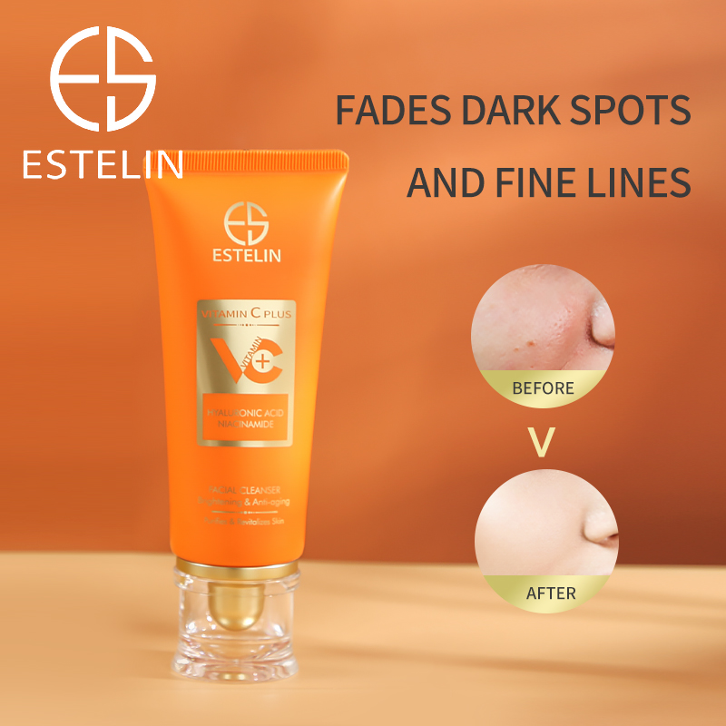 ESTELIN Vitamin C Plus Brighteing & Anti-aging Facial Cleanser ,Daily Clean Smoothing Face Cleans Wash| Alibaba.com