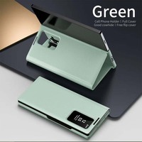 Étui de téléphone à clapet JOYPORODO F011 en gros avec fenêtre intelligente pour Samsung S25 S24 S23 Ultra Z Fold 7 6 5 4 – Housse de luxe pour mobile