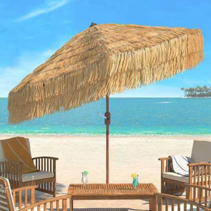 LS PE 초가지붕 파라솔 열대 티키 야외 파라솔 우산 UV 차단 밀짚 스타일 파라솔 뒷마당, 수영장 옆 및 해변용 - Product Image 5