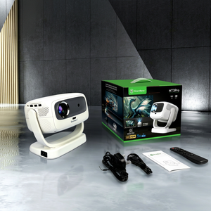 Nuevo Proyector Inteligente HT3 Pro 2026 con Android 11, 1080P, WiFi, BT5.0, Soporte Ajustable, Mini Cine en Casa Portátil, Sistema Completo para Ver Películas - Product Image 1