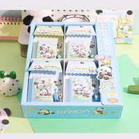 Vente en gros d'usine de carnets mini panda coffret cadeau souvenir animal mignon journal de voyage avec serrure pour fille