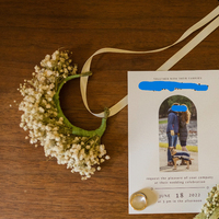 Corsage Pergelangan Tangan Gypsophila Kering Warna Kustom Buatan Tangan Bunga Babysbreath untuk Pernikahan Pengiring Pengantin Dekorasi Pesta Pernikahan Aksesoris
