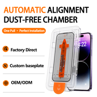 Kit d'installation sans poussière, protecteur d'écran de confidentialité à alignement automatique, verre trempé anti-espion à 28 degrés pour iPhone 17 16 15 Pro Max