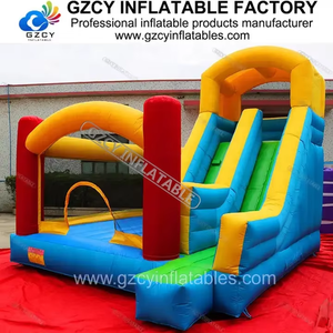 Vente chaude Nouvelle conception Château gonflable portable <span class=keywords><strong>pour</strong></span> enfants avec toboggan Utilisation commerciale Taille et couleur personnalisables - Product Image 4