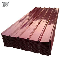Tôle d'acier ondulée prélaquée Dx51d Z60 galvanisée pour toiture, matériau de construction, découpe et soudure sur mesure