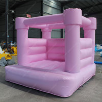 Offre Spéciale gonflable château sautant jeu de loisirs bambin rose maison de rebond pour la location de partie d'enfants